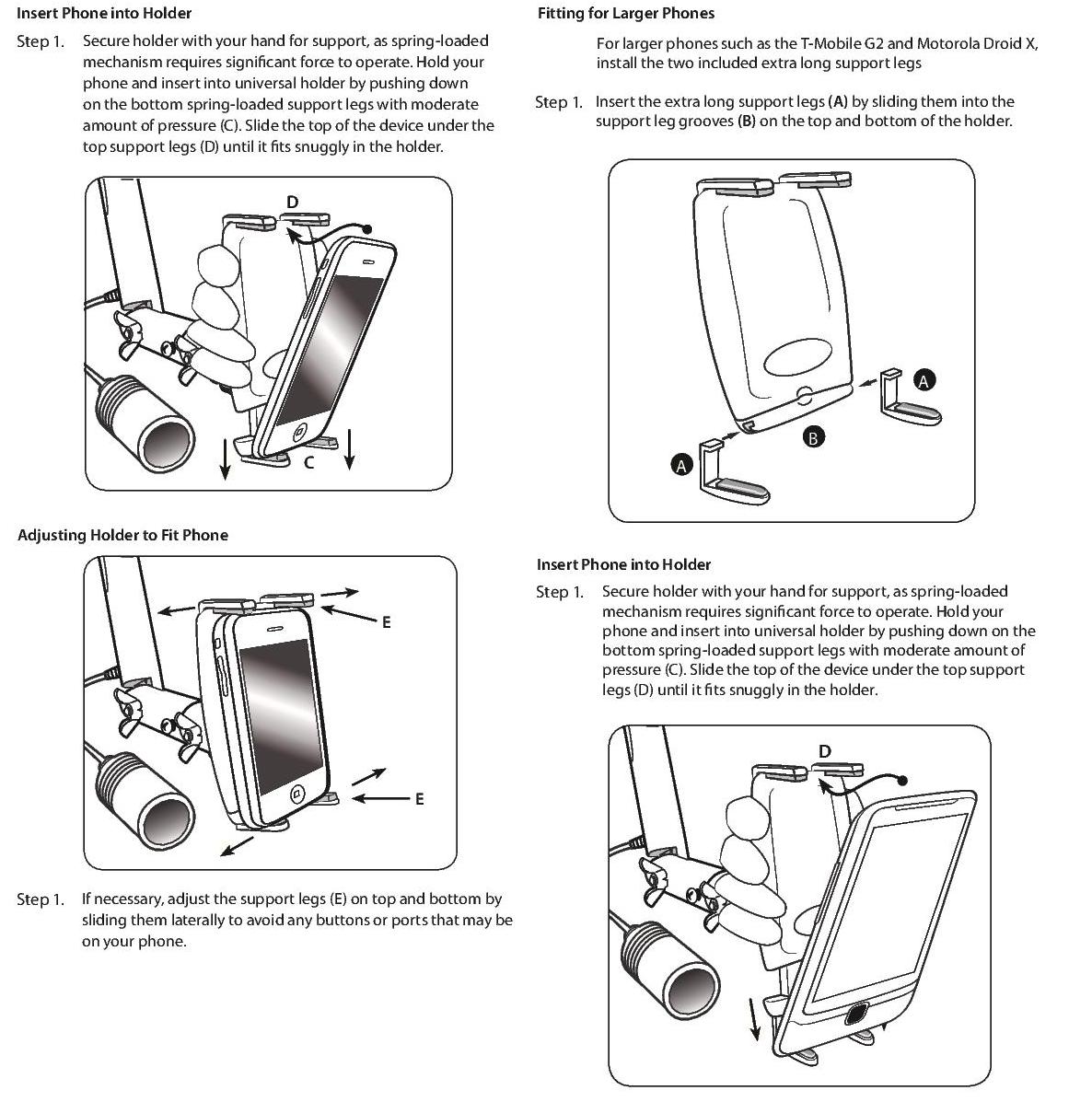 Инструкция поможет правильно установить автомобильный держатель  в прикуриватель для смартфона 